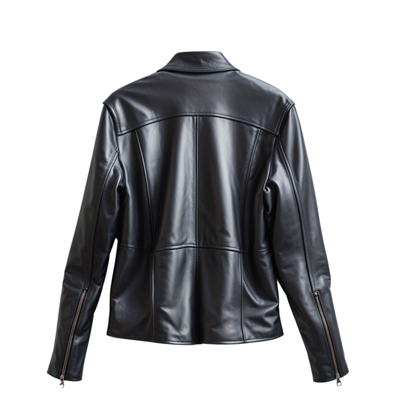 Men's Real Leather Biker Jacket: Asymmetrical Zip Motorcycle Street Style